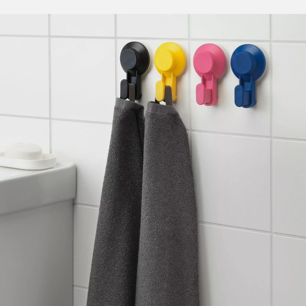 IKEA Tisken Hook with Suction Cup 4 Pack